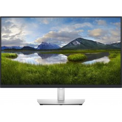 Dell P3221D 32" 2560 x 1440 LED-skärm med IPS-panel och USB-C 65W PD (beg med repor)