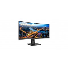 Philips 34" välvd skärm 3440x1440 med KVM, USB-C-dockning och 90W PD (beg med repor)