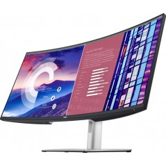 Dell 38" välvd IPS-skärm 3840x1600 med USB-C 90W PD och KVM (beg)