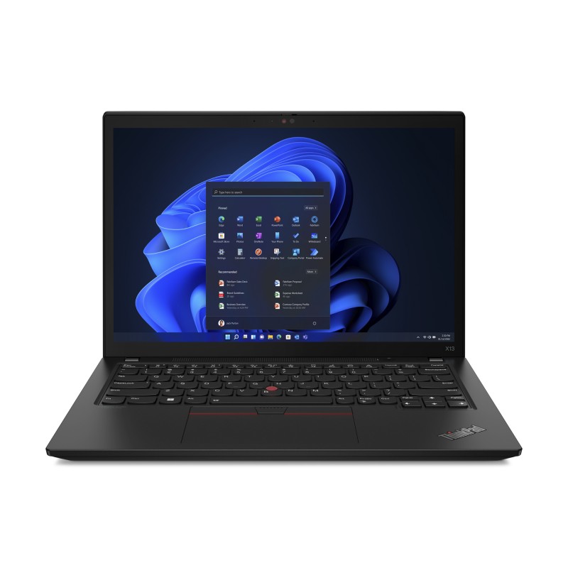 Used laptop 13" - Lenovo ThinkPad X13 G3 13.3" Full HD i7-1270P 32GB 512GB W11P (beg med små märken, liten repa skärm)