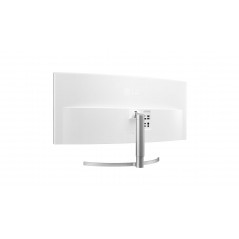 Used computer monitors - LG 38" välvd IPS-skärm 3840x1600 med USB-C 60W PD (beg)