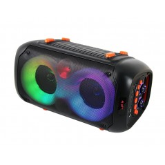 Muut kaupat metsästäjät - Esperanza trådlös högtalare med RGB-belysning och mikrofon för karaoke (fyndvara)