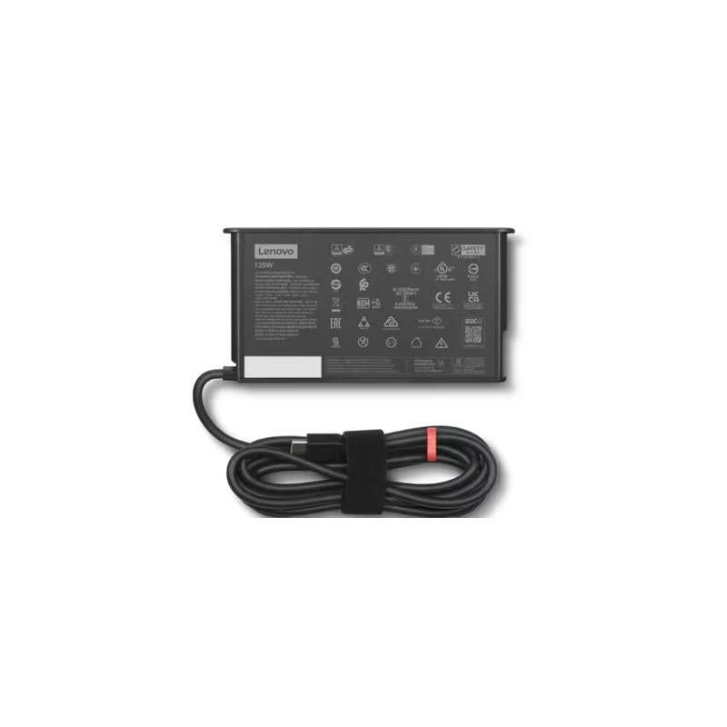 Lenovo charger - Lenovo Original 135W USB-C datorladdare (AC-adapter) med strömkabel