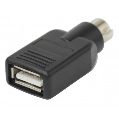 USB adapter - Deltaco adapter USB till PS/2 för mus och tangentbord