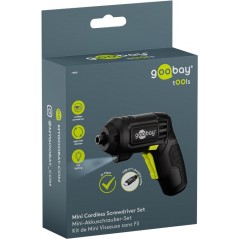 Drilling machine & Screw driver - Goobay batteridriven skruvdragare med 28 bits