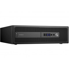 HP EliteDesk 800 G2 SFF i5 (gen 6) 8GB 128GB W10P med DVD (beg)
