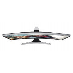 Used computer monitors - Samsung S34E790C 34" välvd skärm 3440x1440 med VA-panel (beg med repor)