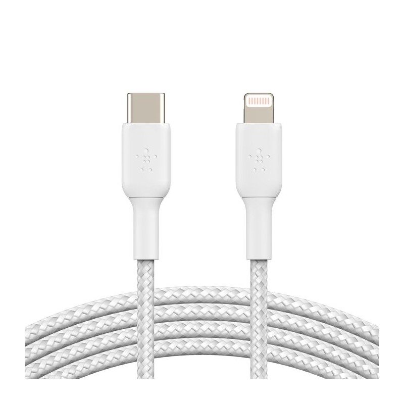 Computer accessories - Belkin flätad MFi USB-C till Lightning-kabel 1 meter med BoostCharge