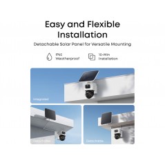 Digital Videocamera - Eufy EufyCam S4 Solo övervakningskamera med 4K, 2K 360° samt solcellsdrift