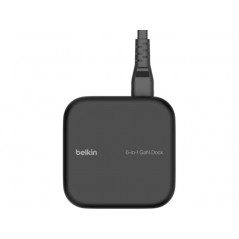 USB-C docking station - Belkin USB-C 6-in-1 Core GAN Dock dockningsstation PD 96W, HDMI i 4K, LAN, USB-C, 2xUSB 5 Gbit/s