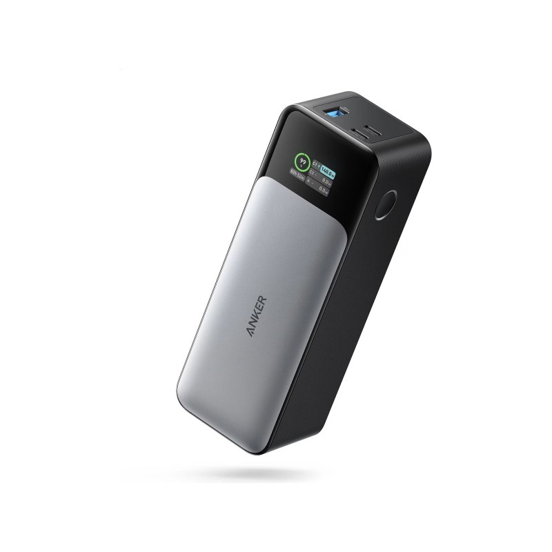 Portable Batteries - Anker GaN powerbank 24 000 mAh 140 W med 2x USB-C och 1x USB-A