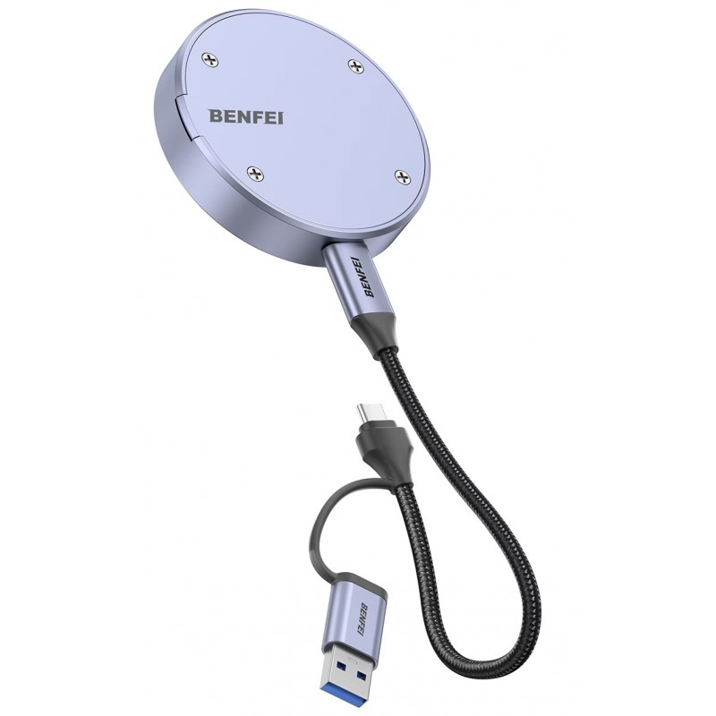 Hard Drives - Snabb 256GB SSD-hårddisk i kompakt externt kabinett med magnetfäste