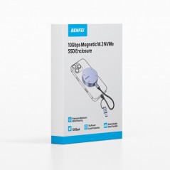 Hard Drives - Snabb 256GB SSD-hårddisk i kompakt externt kabinett med magnetfäste
