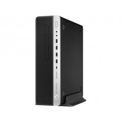 Used desktop computer - HP EliteDesk 800 G4 SFF i7 8GB 256GB W11P med DVD (beg)