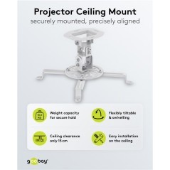 Buying a projector - Goobay universaltakfäste för projektor upp till 13.5 kg