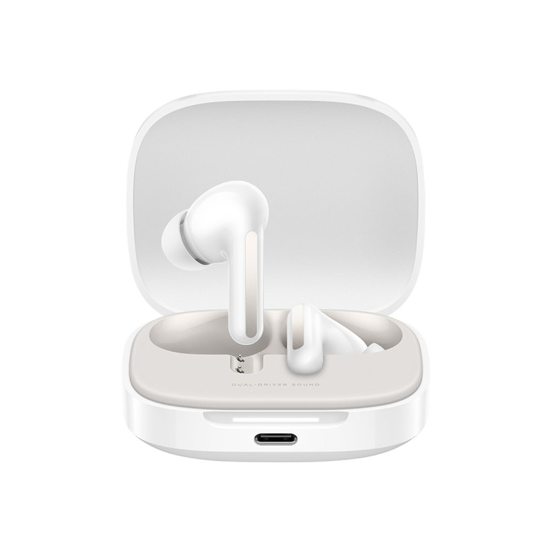 Noise Cancelling Earphones - Xiaomi Redmi Buds 6 äkta trådlösa hörlurar med aktiv brusreducering (ANC)