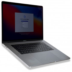 Used Macbook Pro - MacBook Pro 2017 15" i7 16GB 256GB med Touchbar Silver (beg med små märken skärm) (max Ventura)