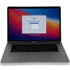Used Macbook Pro - MacBook Pro 2017 15" i7 16GB 256GB med Touchbar Silver (beg med små märken skärm) (max Ventura)