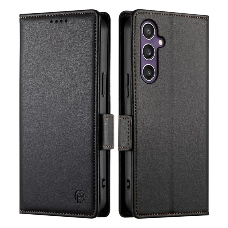 Samsung Galaxy - Plånboksfodral i konstläder till Samsung Galaxy S25