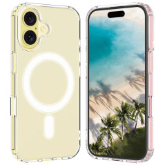 Phone Accessories - Transparent mobilskal till iPhone 16 med stöd för MagSafe
