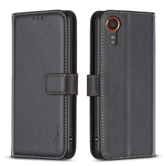 Plånboksfodral i konstläder till Samsung Galaxy Xcover 7