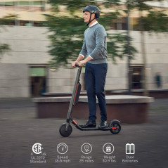 Elscooter & elsparkcykel - Ninebot Segway ES4 Elscooter Rental Edition (2x batteri) (demo i bulkförpackning) (ej vikbar)