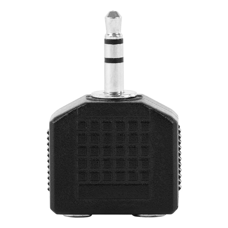 Audio cable and adapter - Y-adapter til lyd, 3,5 mm hanstik til 2 x 3,5 mm hunstik