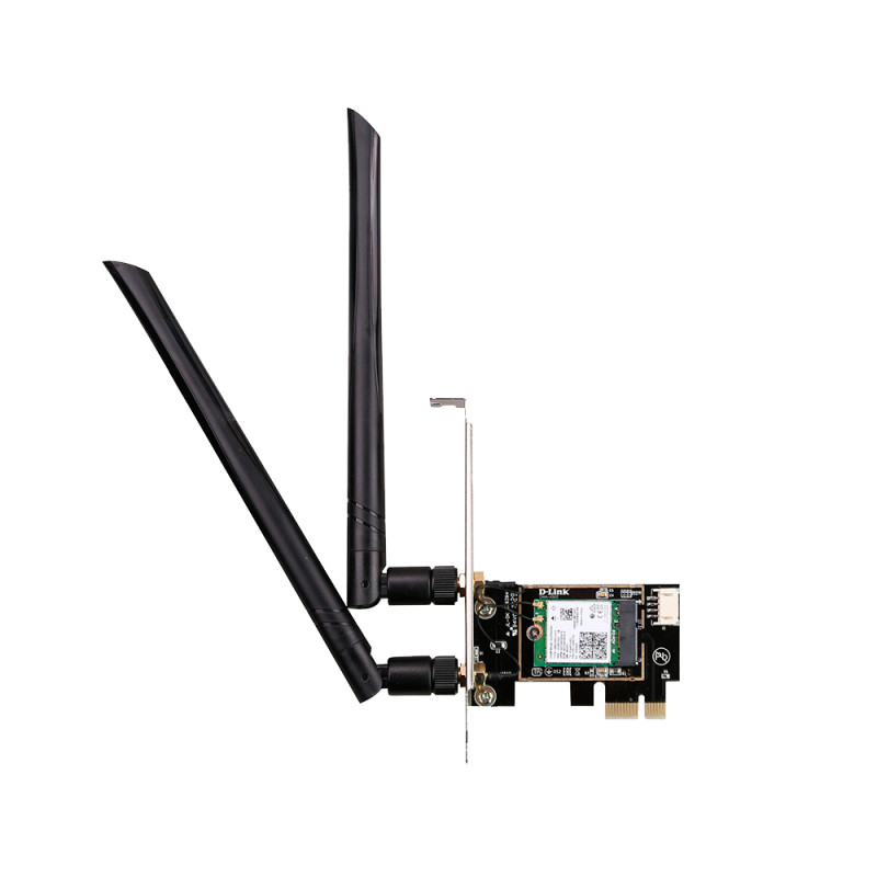 Buy a wireless network card - D-Link DWA-X582 trådlöst PCIe WiFi 6 nätverkskort 2400 Mbit/s med Bluetooth 5.0