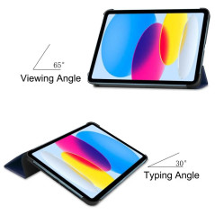 Tablet Cover - Fodral med ställ till iPad 10.9" 10th och 11" 11th Gen (A16) (blått)