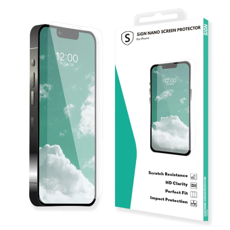 Screen protectors - SiGN skärmskydd till Samsung Galaxy S25 FE med stöd för fingeravtrycksläsning