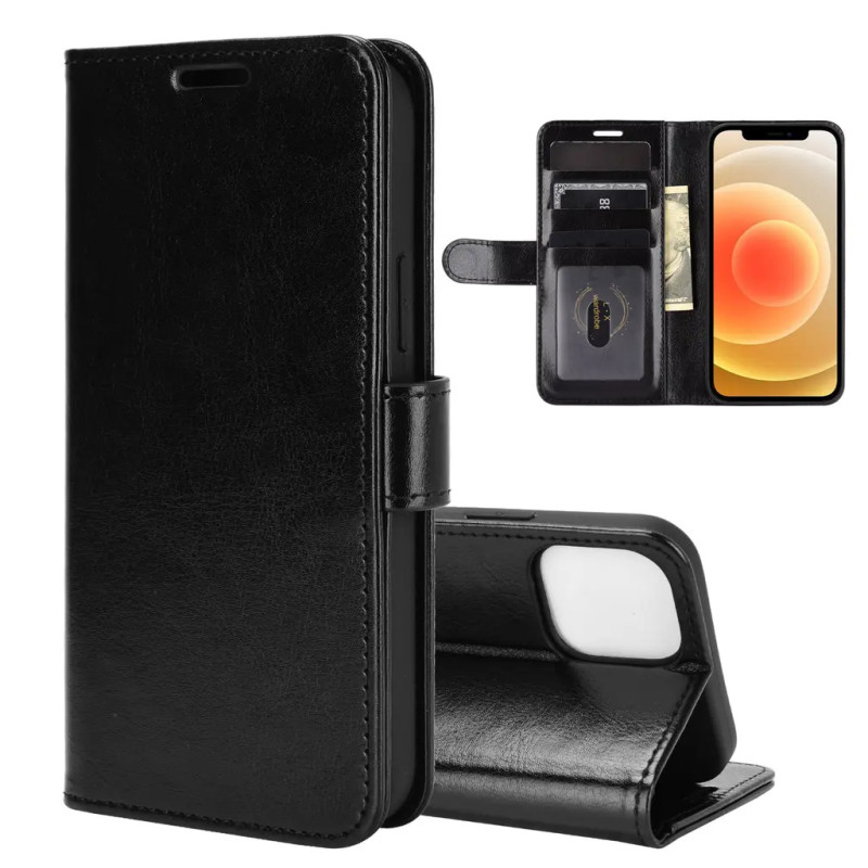 Phone Accessories - SiGN plånboksfodral i konstläder till iPhone 12 och iPhone 12 Pro (svart)