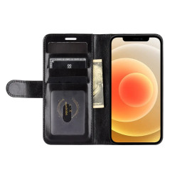 Phone Accessories - SiGN plånboksfodral i konstläder till iPhone 12 och iPhone 12 Pro (svart)
