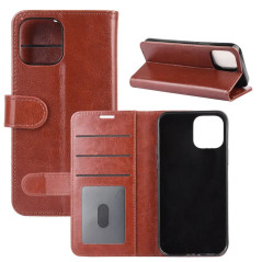 Phone Accessories - SiGN plånboksfodral i konstläder till iPhone 12 och iPhone 12 Pro (brunt)