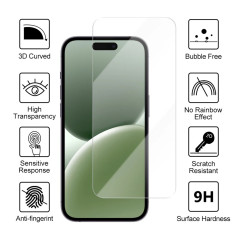 SiGN skärmskydd av härdat glas till iPhone 17 och iPhone 16 Pro