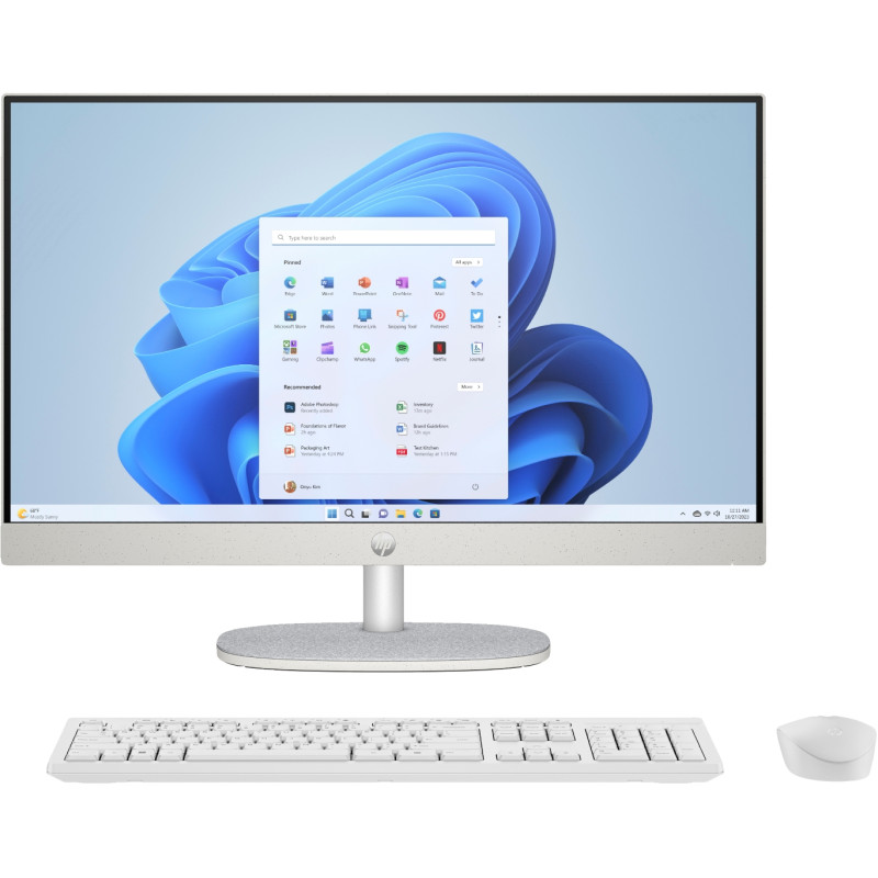All-in-one computer - HP All-in-One 24-cr0074nf 24" Full HD Ryzen 5 16GB 512GB W11