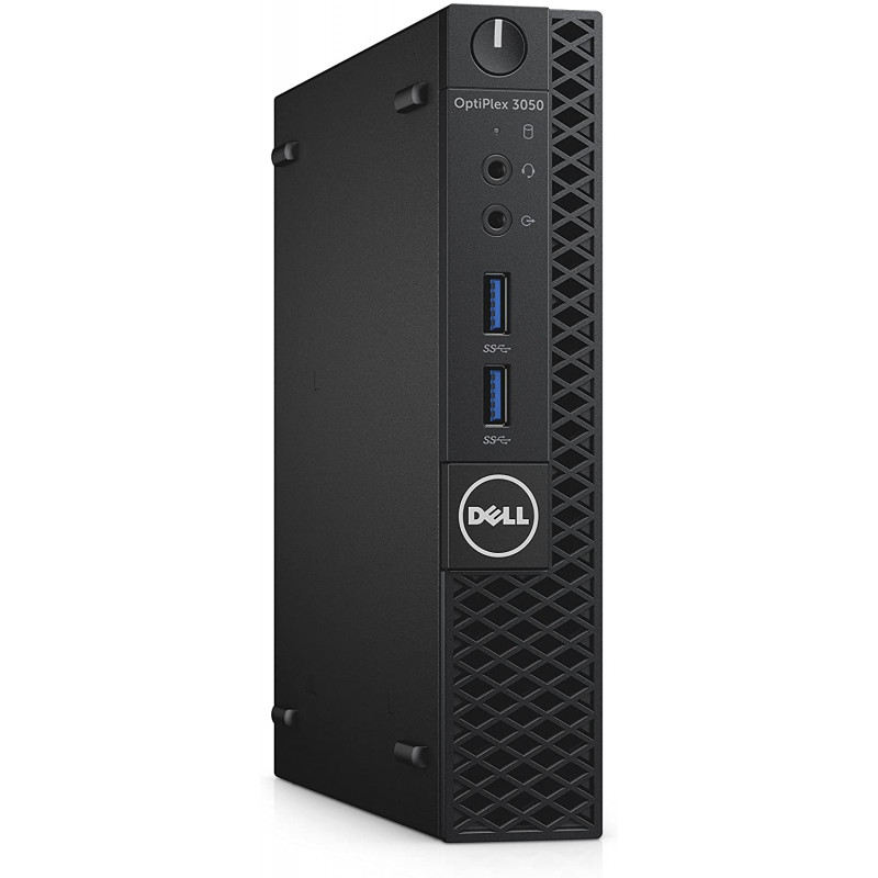 Used desktop computer - Dell OptiPlex 3050 Micro i3 (gen 6) 8GB 256GB W10P med WiFi (beg)
