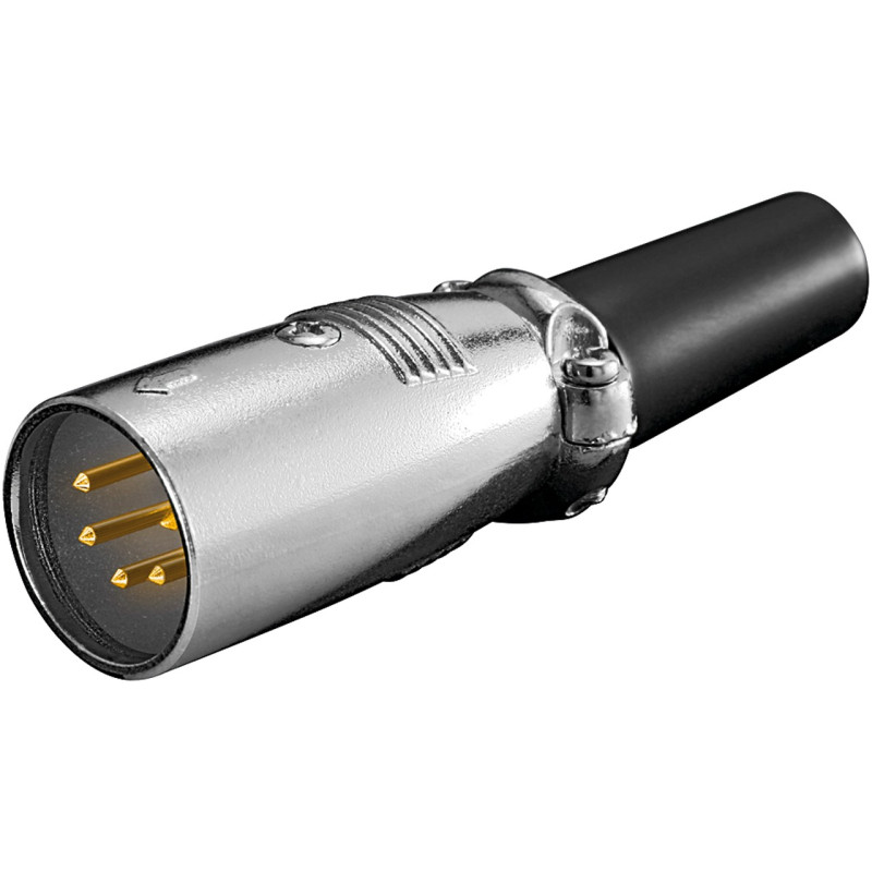 Audio cable and adapter - Mikrofonplugg XLR hane (5-pin)