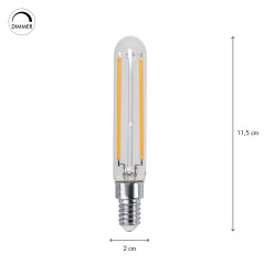 LED-lampa - Dimbar LED-lampa sockel E14 T20 CLEAR 3.3 Watt (25 W)