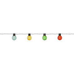 4.5 meters ljusslinga med 16st färgade LED-lampor (röd/grön/blå/gul...