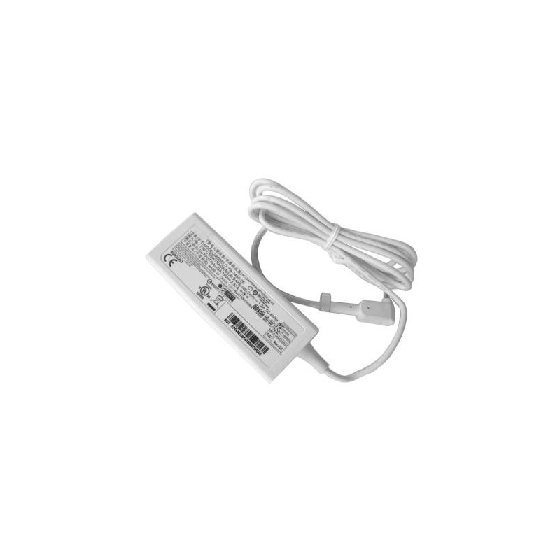 Laptop charger - Acer datorladdare 45W med 3.0 mm x 1.1 mm kontakt med strömkabel (beg)