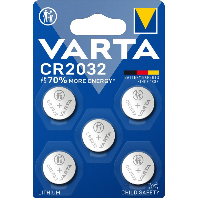 Electrical accessories - Varta CR2032 litiumbatteri 5-pack