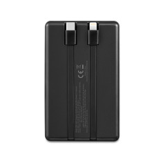 Portable Batteries - Andersson powerbank 10 000 mAh med inbyggd USB-C- och Lightning-kabel (22.5W)
