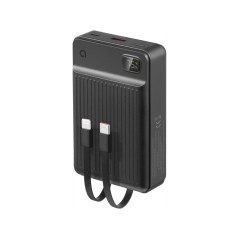 Andersson powerbank 20 000 mAh med inbyggd USB-C- och Lightning-kabel (22.5W)