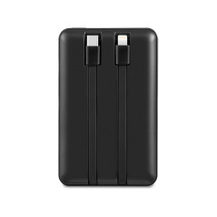Portable Batteries - Andersson powerbank 20 000 mAh med inbyggd USB-C- och Lightning-kabel (22.5W)