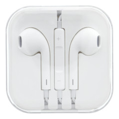 Deltaco 3.5 mm in-ear headset med svarsknappar och mikrofon