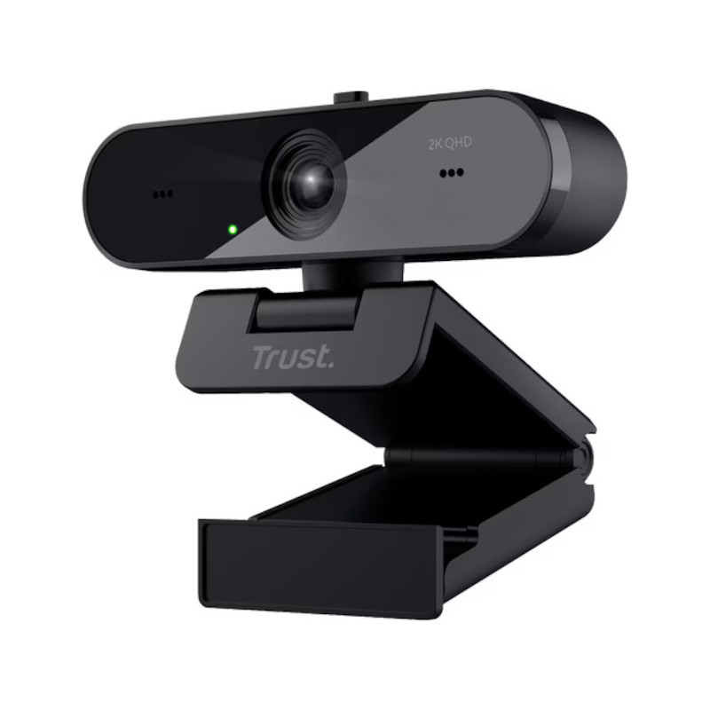 Webcameras - Trust webbkamera med 2K QHD-upplösning (2560 x 1440)