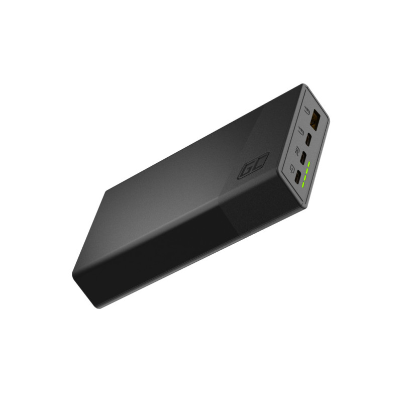 Portable Batteries - GreenCell snabbladdande 22.5W powerbank 20 000 mAh med 2x USB-C och 1x USB-A