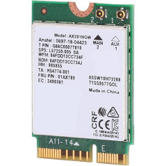 Intel AX201 trådlöst Wi-Fi 6 M.2 2230 nätverkskort med Bluetooth (beg)