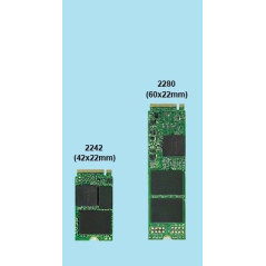 512 GB M.2 2242 NVMe SSD-hårddisk (beg)