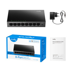 Cudy 8-portars gigabitswitch GS108E